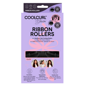 Coolcurl Ribbon Rollers 4 pcs Black